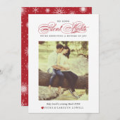 長い夜静かの妊娠発表 シーズンカード (正面/裏面)