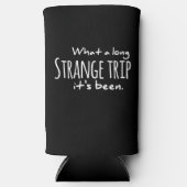 長い奇妙な旅に死んだことに感謝している スリム缶クーラー (正面)