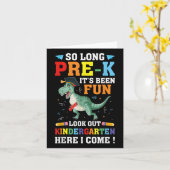 長い就学前の幼稚園He カード (黄色い花)