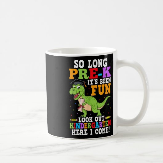 長い就学前の幼稚園He コーヒーマグカップ (右)