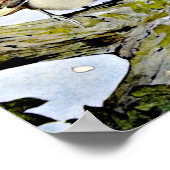 長い尾を持つティット、エドワード・ジュリアス・デモールド ポスター (角)