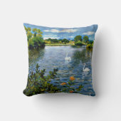 長い島の湖、素晴らしアート。 クッション (正面)