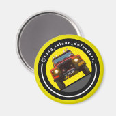 長い島の防衛者 マグネット (正面/裏面)