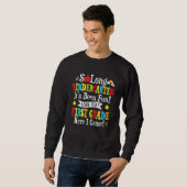 長い幼稚園ここで1年生を見てC スウェットシャツ (正面フル)