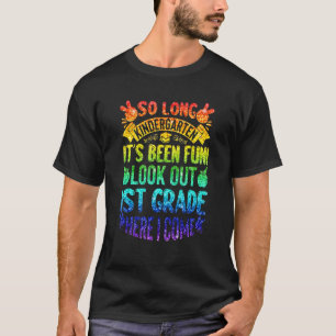長い幼稚園ここで1年生を見てC Tシャツ