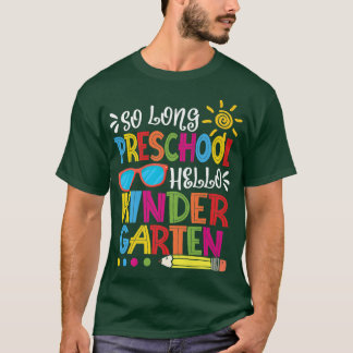 長い幼稚園こんにちは幼稚園先生スタッド Tシャツ