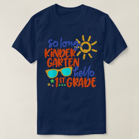 長い幼稚園こんにちは1年生の先生 Tシャツ (デザイン正面)