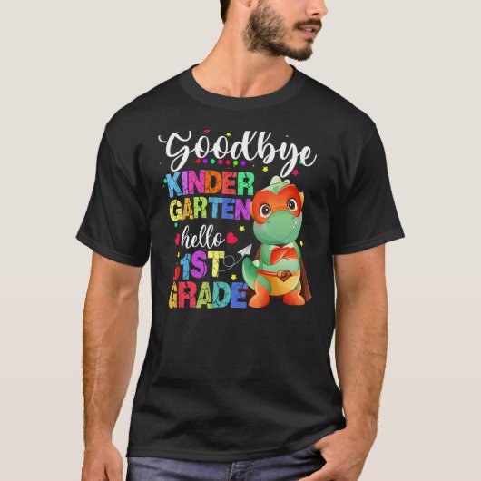 長い幼稚園こんにちは1年生の先生 Tシャツ (正面)