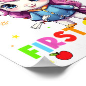 長い幼稚園の卒業式 ポスター (角)