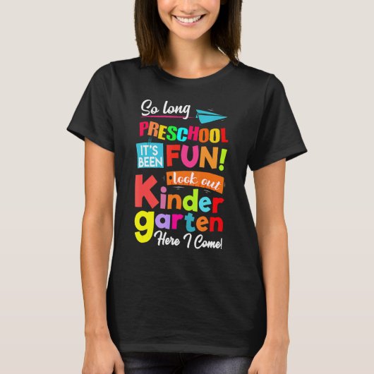 長い幼稚園を見て私はCom Tシャツ (正面)