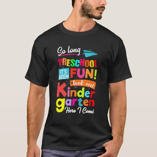 長い幼稚園を見て私はCom Tシャツ (正面)