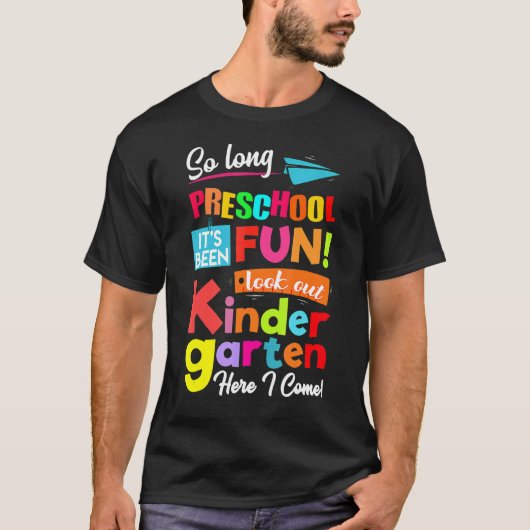 長い幼稚園を見て私はCom Tシャツ (正面)