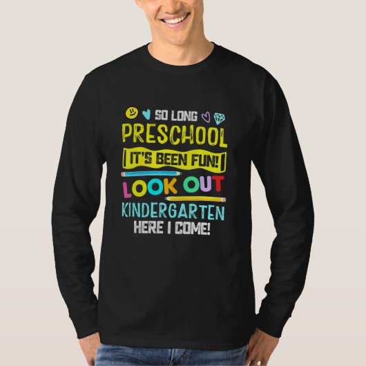 長い幼稚園を見て私はCom Tシャツ (正面)