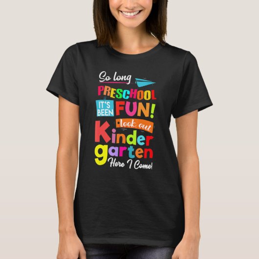 長い幼稚園を見て私はCom Tシャツ (正面)
