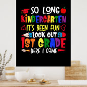 長い幼稚園1年生先生 ポスター (キッチン)