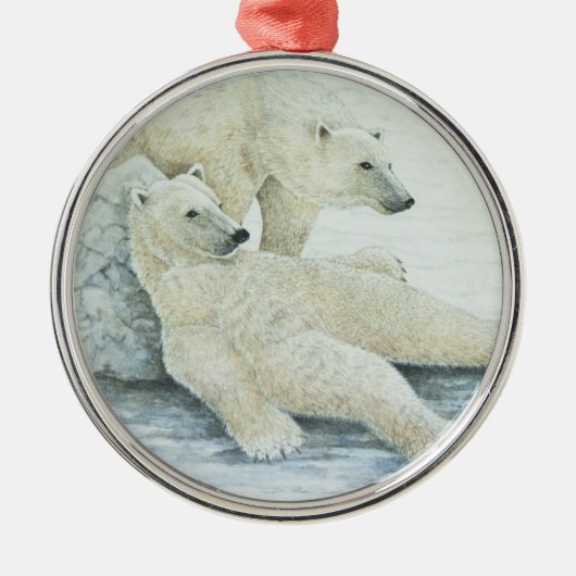 長い幾日夜 メタルオーナメント (正面)