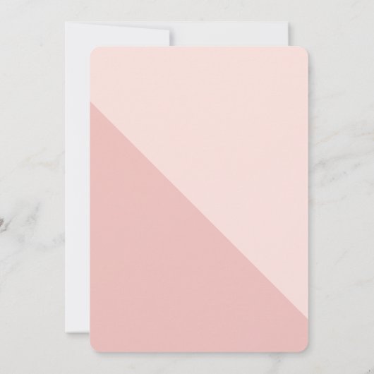 長い影のおめでとうをグラード赤面 招待状 (裏面)