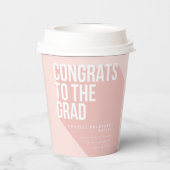 長い影のおめでとう 紙コップ (裏面)