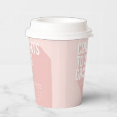 長い影のおめでとう 紙コップ (右)