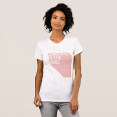 長い影のおめでとう Tシャツ (正面フル)