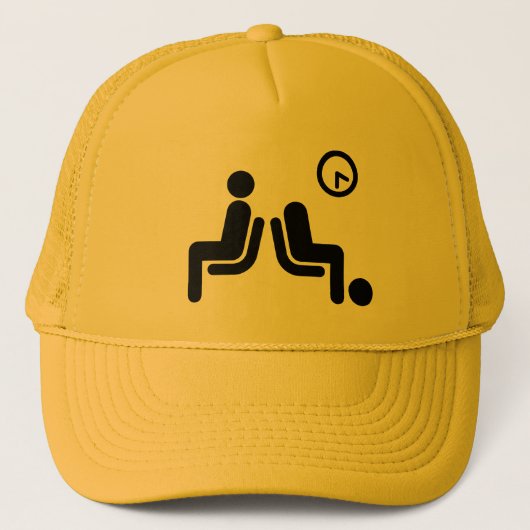 長い待機記号 キャップ (正面)