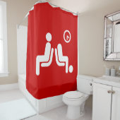 長い待機記号 シャワーカーテン (インサイチュ)