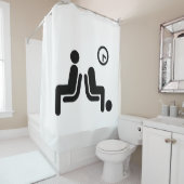 長い待機記号 シャワーカーテン (インサイチュ)