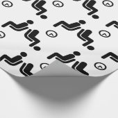 長い待機記号 ラッピングペーパー (角)