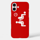 長い待機記号 Case-Mate iPhoneケース (裏面)