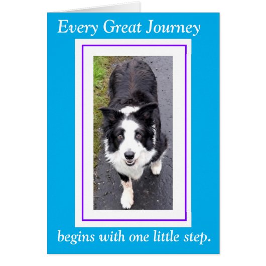 長い旅は一つの小さなステップ列から始まる (正面)