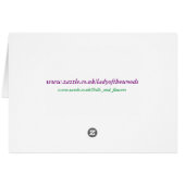 長い旅は一歩から始まる (裏面横)