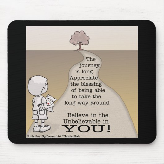 長い旅行 マウスパッド (正面)