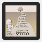 長い旅 スクエアシール (正面)