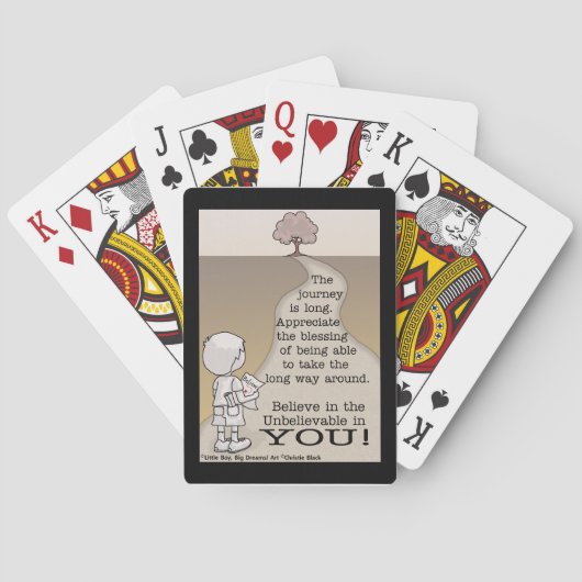 長い旅 トランプ (裏面)