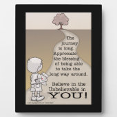 長い旅 フォトプラーク (正面)