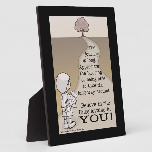 長い旅 フォトプラーク (側面)