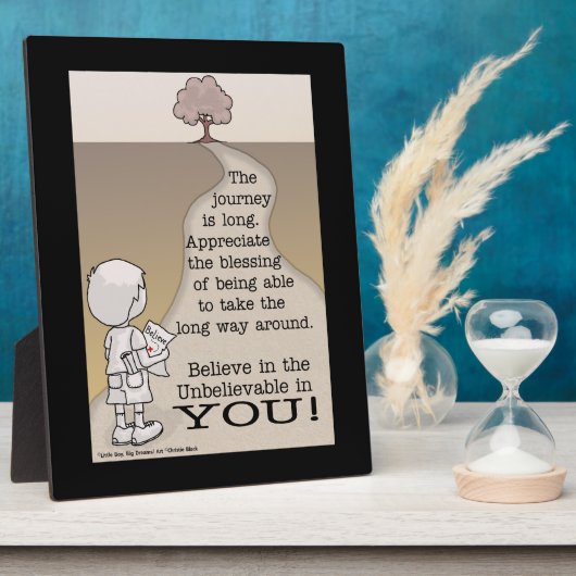 長い旅 フォトプラーク (側面)