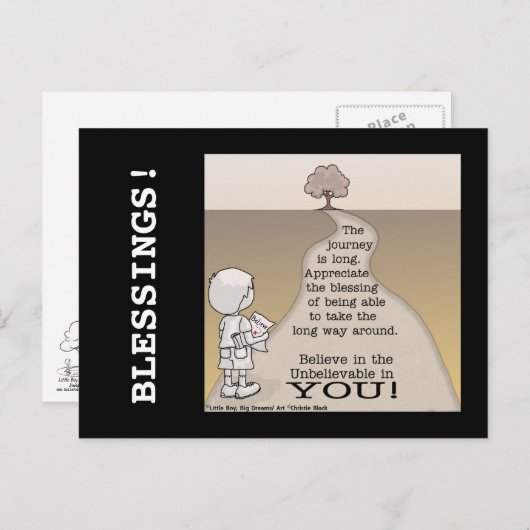 長い旅 ポストカード (正面/裏面)