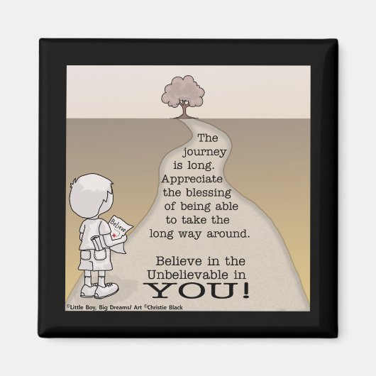 長い旅 マグネット (正面)