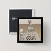 長い旅 缶バッジ (正面&裏面)