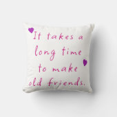 長い時間、古い友人 クッション (正面)