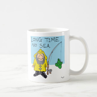長い時間、海無し コーヒーマグカップ