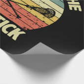 長い杖を掘る雛 ラッピングペーパー (角)