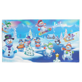 長い枕箱クリスマス·ワンダーランド 枕カバー