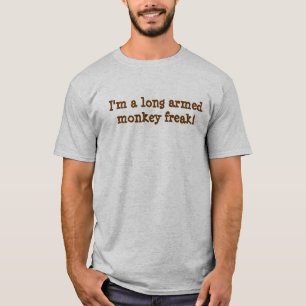 長い武装した猿の変種! Tシャツ