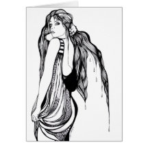 長い毛の10代のなポートレート