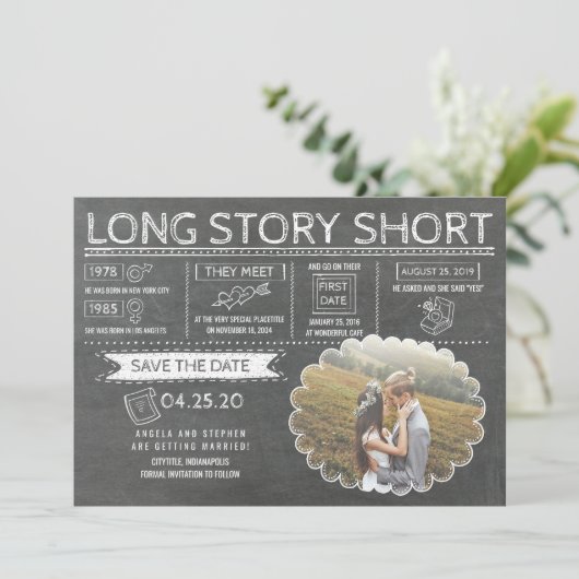 長い物語の不足分|おもしろいな|の写真の保存日付 セーブザデート (スタンド正面)