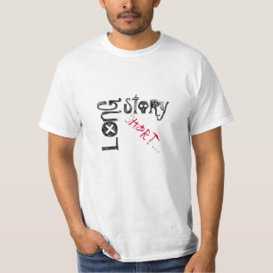 長い物語の不足分… (引用文の) Tシャツ