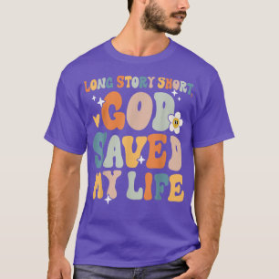 長い物語の短い、神救私の人生クリスチャンSayi Tシャツ