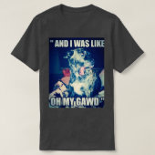 長い犬 Tシャツ (デザイン正面)